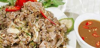 Bê Tái Nộm Vừng – Hương Vị Thanh Mát, Béo Bùi Tại Nhà Hàng Giang Lan